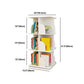 White Closed Back Bookshelf Manufactured Wood Bookcase for Living Room Clearhalo 'Bookcases' 'furn' 'furn_bookcases' 'Furniture' 'furniture_bookcases' 'Office Furniture' 1200x1200_62371f44-9317-4877-8cd0-543f8abfec81