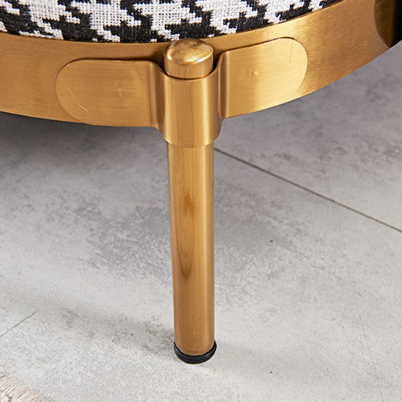 Chaise de baril à linge 29.52 "Chaise de large avec coussin pour le salon