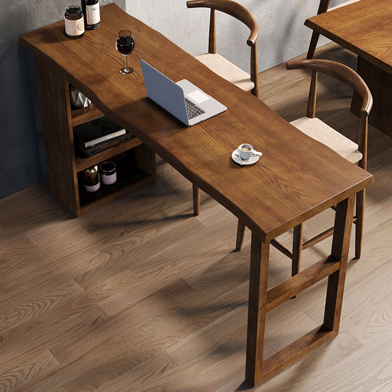 3 Pieces Counter Height Pub Set in Brown, Contemporary Solid Wood Clearhalo 'Bar Furniture' 'furn' 'furn_home_bar_bar_sets' 'Furniture' 'Home Bars & Bar Sets' 'home_bar_bar_sets' 'Kitchen & Dining Furniture' 1200x1200_623afdee-36f7-4968-a953-a87ea8d5f7f6