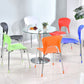 Contemporary Round Dining Room Table Tempered Glass Table with Tulip Base Clearhalo ' dining_table' 'Dining Tables & Seating' 'Dining Tables' 'furn' 'furn_dining_table' 'Furniture' 'furniture_dining_table' 'Kitchen & Dining Furniture' 'kitchen&dining_furn' 'kitchen' 'kitchen_dining_table' 1200x1200_623c1eb6-8fee-43d6-a847-b3f52b151e84