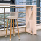 White Table and Stool Set 1/2/3 Pieces Modern Bar Table and Stools Clearhalo 'Bar Furniture' 'furn' 'furn_home_bar_bar_sets' 'Furniture' 'Home Bars & Bar Sets' 'home_bar_bar_sets' 'Kitchen & Dining Furniture' 1200x1200_623dd618-b42c-462c-bc5e-2a9b6e2e0aa9