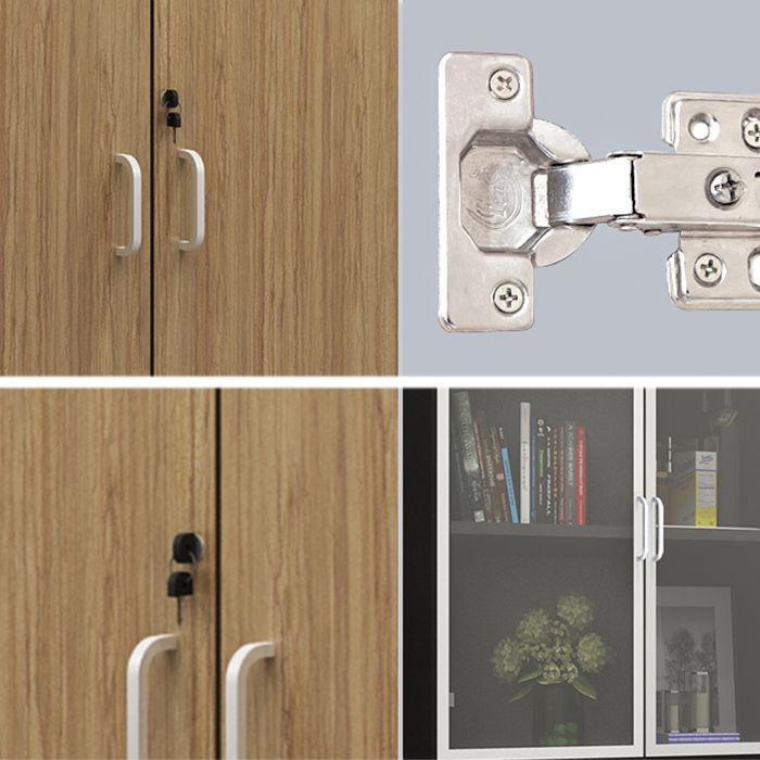 Gabinetto di legno tradizionale Gabinetto in legno Gabinet verticale con blocco chiave per l'ufficio