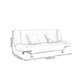 29.53" H Linen Armless Sofa with Tight Back Convertible Sofa for Living Room, Apartment Clearhalo 'furn' 'furn_sofas' 'Furniture' 'furniture_sofas' 'kitchen' 'kitchen_sofas' 'Living Room Furniture' 'Sofa' 'sofas' 1200x1200_624242fe-6f46-42a3-9b21-f075ac4f62f5