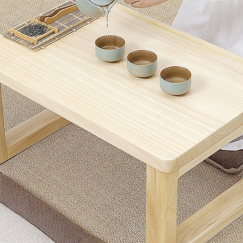 Modern Style Wooden Base Top Rectangular Coffee Table for Apartment Clearhalo 'Coffee & Accent Tables' 'Coffee Tables' 'coffee_tables' 'furn' 'furn_coffee_tables' 'Furniture' 'furniture_coffee_tables' 'Living Room Furniture' 1200x1200_6242d822-a13b-47c7-8b14-c20b5278d4e0