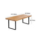 Modern 1/5/7 Pieces Dining Set Rectangle Pine Wood Dining Table for Dining Room Kitchen Clearhalo 'Dining Room Sets' 'Dining Tables & Seating' 'dining_room_set' 'furn' 'furn_dining_room_set' 'Furniture' 'Kitchen & Dining Furniture' 1200x1200_62433ae3-39ba-4d1e-9538-50de9502a0cf