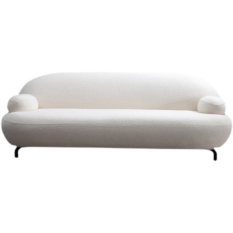 Recessed Arm Sofa Contemporary Wool 29.52-Inch High Sofa in Whit Clearhalo 'furn' 'furn_sofas' 'Furniture' 'Living Room Furniture' 'Sofa' 'sofas' 1200x1200_62459355-eb0a-4949-a1ac-291ba971861a
