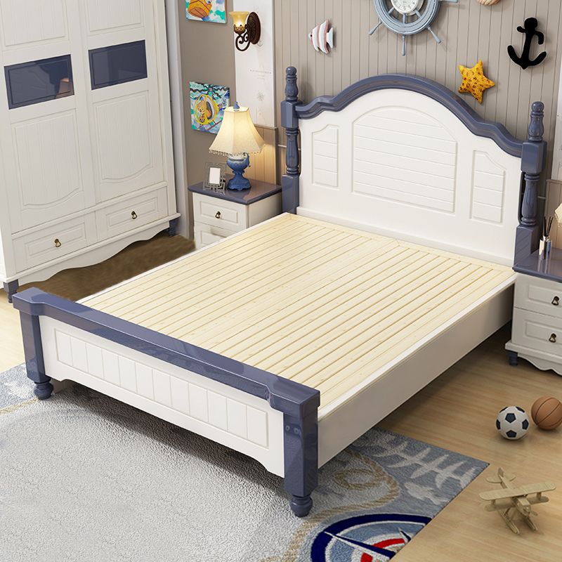 Massief hout gestimuleerd standaard bedschutbladen bed met aangepaste benen