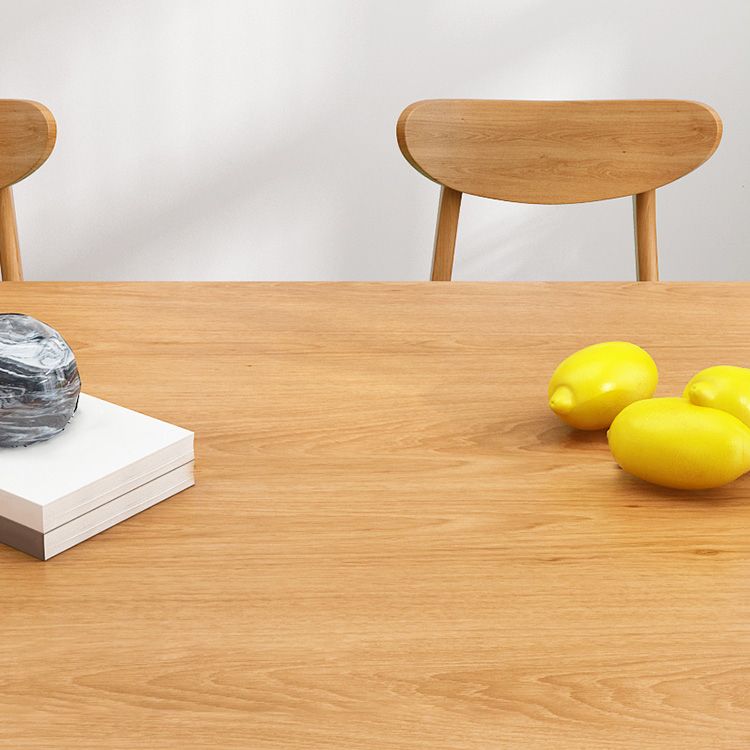 Pine Solid Wood Kitchen Table Modern Rectangle Dining Table with 4 Legs for Restaurant Clearhalo ' dining_table' 'Dining Tables & Seating' 'Dining Tables' 'furn' 'furn_dining_table' 'Furniture' 'furniture_dining_table' 'Kitchen & Dining Furniture' 'kitchen&dining_furn' 'kitchen' 'kitchen_dining_table' 1200x1200_6249066e-4444-4b2e-8f6e-c507ee352b64