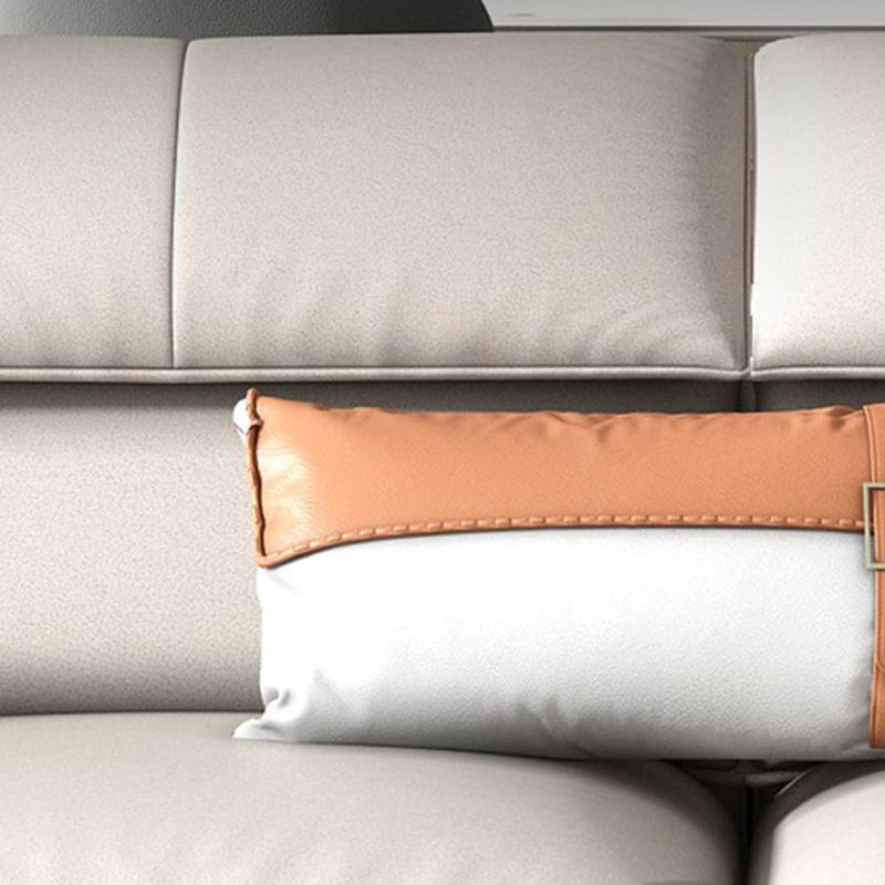 38.18" Tall Faux leather Contemporary Sectional Stain-Resistant Sectional Clearhalo 'furn' 'furn_sectionals' 'Furniture' 'Living Room Furniture' 'Sectionals' 1200x1200_624a2816-ee9f-471b-ab29-0a78d72aa6a7