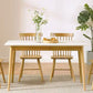 Modern Sintered Stone Top White Dining Table Rectangle Standard Dining Table with 4 Legs Base Clearhalo ' dining_table' 'Dining Tables & Seating' 'Dining Tables' 'furn' 'furn_dining_table' 'Furniture' 'furniture_dining_table' 'Kitchen & Dining Furniture' 'kitchen&dining_furn' 'kitchen' 'kitchen_dining_table' 1200x1200_624a9cf0-73c9-42cb-9546-73242a6ce8f2