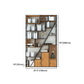 Open Back Bookshelf Industrial Style Bookcase for Home Office Clearhalo 'Bookcases' 'furn' 'furn_bookcases' 'Furniture' 'furniture_bookcases' 'kitchen' 'kitchen_bookcases' 'Living Room Furniture' 'Office Furniture' 1200x1200_624b7531-b11f-4d0c-a50d-67e08e64c89f