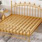 Metallic Standard Bed Glam Open-Frame Bed with Arched Headboard Clearhalo 'Bedroom Furniture' 'Beds' 'furn' 'furn_beds' 'Furniture' 1200x1200_624f1e4a-6686-445e-ba80-525198f864c5
