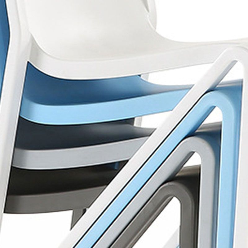 Contemporary Style Armless Chair Plastic Solid Back Side Dining Chair for Restaurant Clearhalo 'Dining Chairs' 'Dining Tables & Seating' 'dining_chair' 'furn' 'furn_dining_chair' 'Furniture' 'Kitchen & Dining Furniture' 1200x1200_624fbaa6-51d7-4e64-903e-98e9c6634368