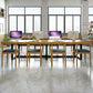 Metal Industrial Rectangle Dining Table Pine Solid Wood Top Table with Trestle Base Clearhalo ' dining_table' 'Dining Tables & Seating' 'Dining Tables' 'furn' 'furn_dining_table' 'Furniture' 'furniture_dining_table' 'Kitchen & Dining Furniture' 'kitchen&dining_furn' 'kitchen' 'kitchen_dining_table' 1200x1200_6251cd59-7b2f-4cef-97c7-c1bc2f81ff82