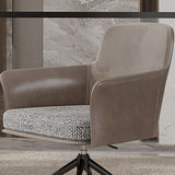 ミッドバックオフィスチェアコンテンポラリースイベルローリングタスクチェア