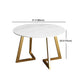 Glam Style 1/2/7 Pieces Dinette Table with Dining Chair Round Shape Dining Table Set Clearhalo 'Dining Room Sets' 'Dining Tables & Seating' 'dining_room_set' 'furn' 'furn_dining_room_set' 'Furniture' 'furniture_dining_room_set' 'Kitchen & Dining Furniture' 'kitchen&dining_furn' 'kitchen' 1200x1200_6253b384-5013-408a-af56-1cf1cdcf56b4