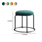Glam Velvet Chair Ottoman Cylinder Shape Metal Frame Mildew Resistant Ottoman Stool Clearhalo 'furn' 'furn_ottomans_poufs' 'Furniture' 'Living Room Furniture' 'Ottomans & Poufs' 'ottomans_poufs' 1200x1200_6253edfa-958e-4f72-b7ec-38adc99be8db