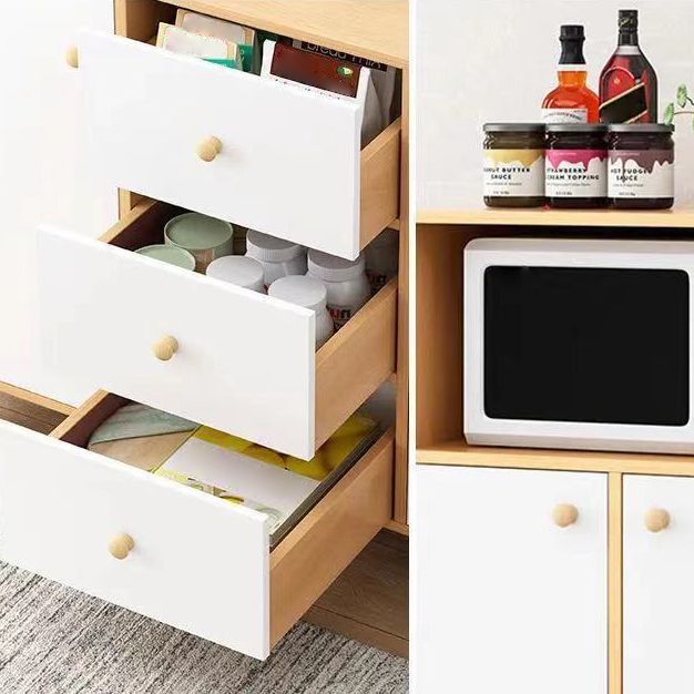 Sideboard ingegnerizzato in stile contemporaneo Sideboard in legno con mobile