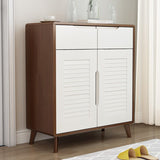 39.37" Tall 2 - Drawer Accent Cabinet Wood Storage Cabinet with 2 Doors Clearhalo 'Cabinets & Chests' 'cabinets_chests' 'furn' 'furn_cabinets_chests' 'Furniture' 'Living Room Furniture' 1200x1200_625864eb-126e-4e8c-a9e9-c9ce99149ea1