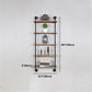 Metal Floating Bookcase Industrial Style Closed Back Shelf for Home Office Clearhalo 'Bookcases' 'furn' 'furn_bookcases' 'Furniture' 'furniture_bookcases' 'Office Furniture' 1200x1200_625a6762-6ff4-46cd-82dc-a36072bbe0fa