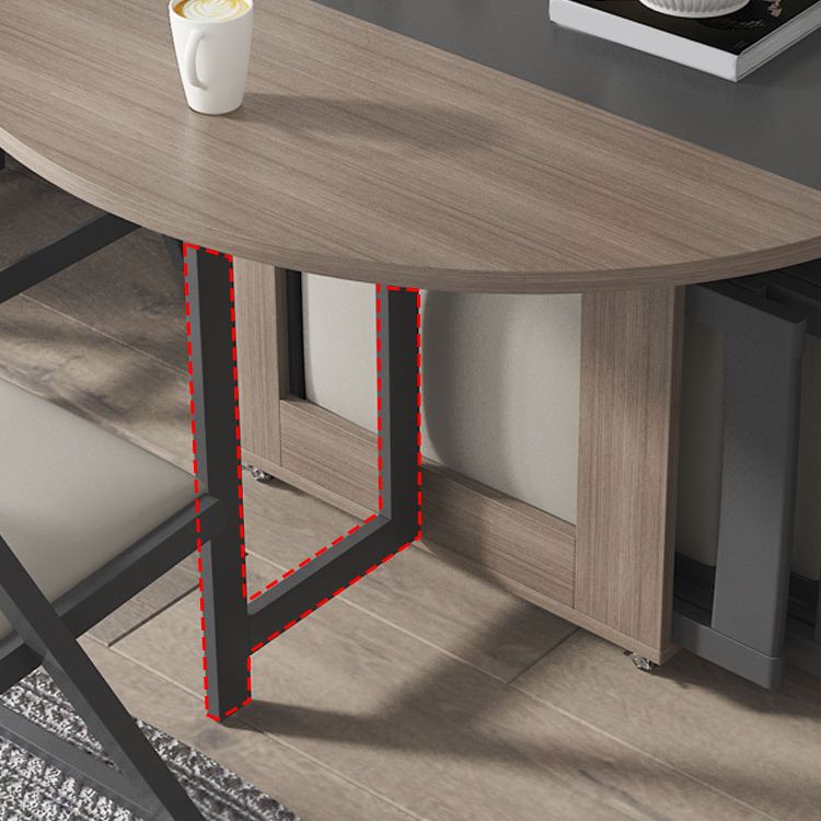 1/3/9 pezzi tavolo da pranzo a forma tondo in legno e set di sedie