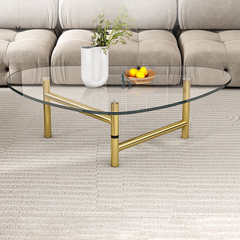 Modern Tempered Glass Top Coffee Table Triangle Coffee Table Clearhalo 'Coffee & Accent Tables' 'Coffee Tables' 'coffee_tables' 'furn' 'furn_coffee_tables' 'Furniture' 'Living Room Furniture' 1200x1200_6260173c-714d-4ae8-a432-3fc2dcea556a