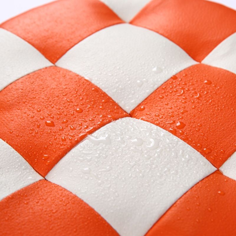 Contemporary Pouf Ottoman Faux Leather Tufted Square Pattern Cylinder Shape Ottoman Clearhalo 'furn' 'furn_ottomans_poufs' 'Furniture' 'Living Room Furniture' 'Ottomans & Poufs' 'ottomans_poufs' 1200x1200_62603a8d-c127-4d0e-9d07-e7f51cf7957b