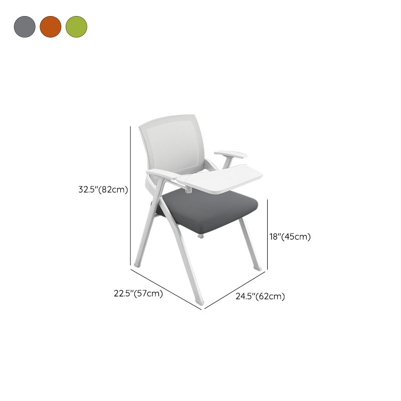Silla de conferencia de estilo moderno silla de escritorio de metal con brazo para la oficina