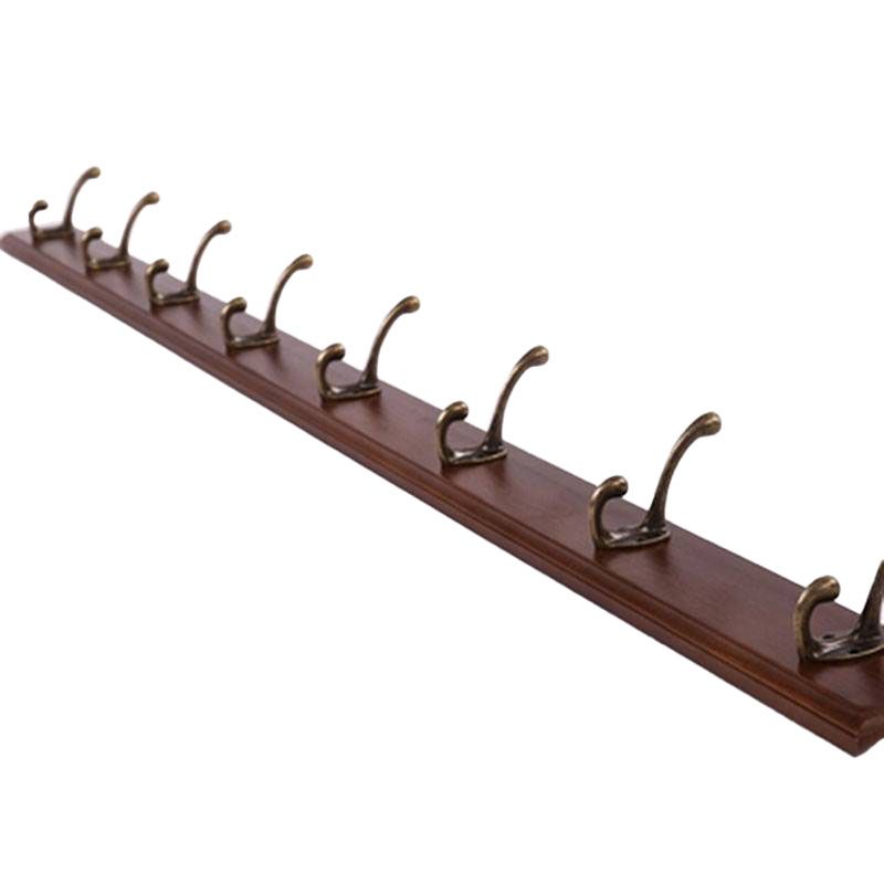 Modern Wooden Entryway Coat Rack Wall-Mounted Coat Hanger with Hooks Clearhalo 'Entry & Mudroom Furniture' 'furn' 'furn_hall_tree_coat_racks' 'Furniture' 'Hall Trees & Coat Racks' 'hall_tree_coat_racks' 1200x1200_62648aec-53d5-435d-84eb-52cb939d483d