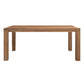 Modern Solid Wood Khaki Dining Table Rectangle Kitchen Dining Table with 4 Legs Base Clearhalo ' dining_table' 'Dining Tables & Seating' 'Dining Tables' 'furn' 'furn_dining_table' 'Furniture' 'furniture_dining_table' 'Kitchen & Dining Furniture' 'kitchen&dining_furn' 'kitchen' 'kitchen_dining_table' 1200x1200_626a79a1-91b4-4fb3-a7ea-91186843f5cd