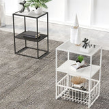 Comobilismo industriale in vetro da comodino da comodino per camera da letto