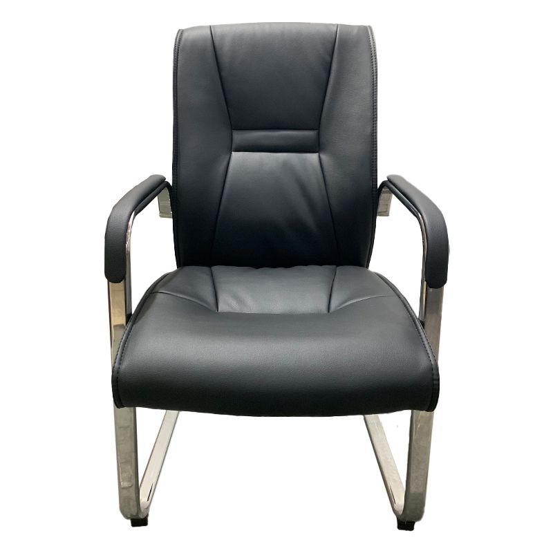 Faux Leather and Chrome Frame Office High Back Computer Chair Clearhalo 'furn' 'furn_office_chair' 'Furniture' 'Office Chairs' 'Office Furniture' 'office_chair' 1200x1200_626becc5-572d-4a7c-a5d6-b3745c01c7a0