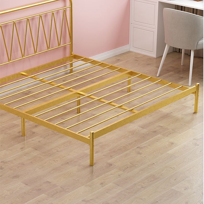 Open-Frame Metal Bed 43.30 Inch High Wire-Grid Rectangular Bed Frame