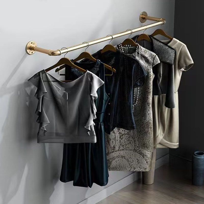 Industrial Coat Rack Irregular Shape Wall-Mounted Hanging Rail Entryway Kit Clearhalo 'Entry & Mudroom Furniture' 'furn' 'furn_hall_tree_coat_racks' 'Furniture' 'Hall Trees & Coat Racks' 'hall_tree_coat_racks' 1200x1200_626cacae-3865-464c-b45d-31865bbbced6