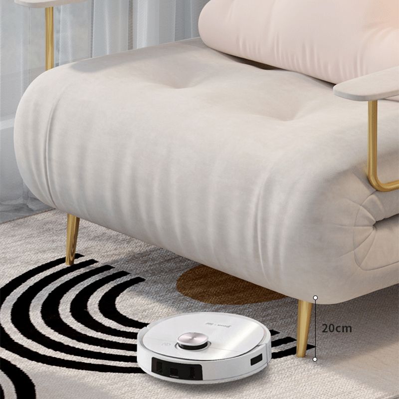 Fabric Upholstered Futon Chair Tufted Twin Futon Sleeper Sofa Clearhalo 'furn' 'furn_futons' 'Furniture' 'Futons & Daybeds' 'Futons' 'Living Room Furniture' 1200x1200_626cbee2-f8da-4c77-ac4f-506e5a39ac25