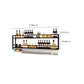 Iron Wine Rack Modern Style Wall Mounted Wine Holder Rack in Black Clearhalo 'furn' 'furn_wine_racks' 'Furniture' 'Kitchen & Dining Furniture' 'Wine Racks' 'wine_racks' 1200x1200_626cdb2c-69f2-45c9-aace-9a74f0b78bbe