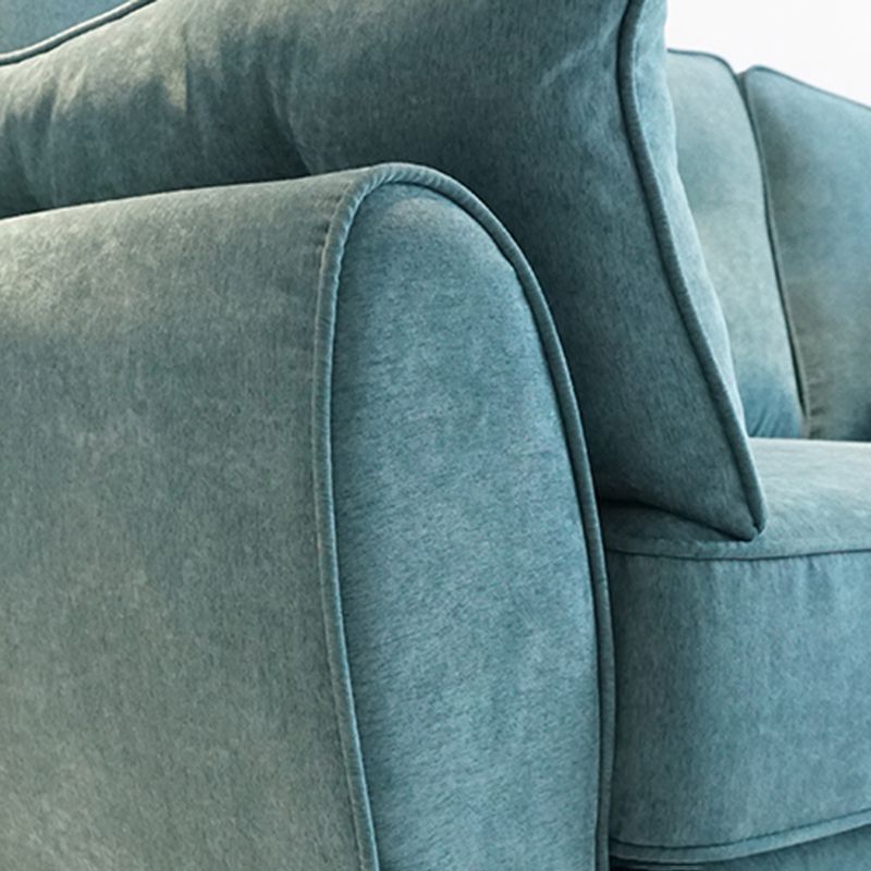 63.38 Inch Long Flared Arm Sofa Contemporary Standard Sofa for Living Room