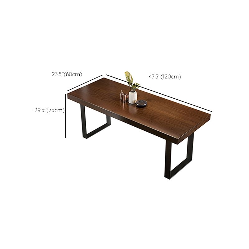 Juego de mesa de comedor rectangular 1/5/7 PCS Mesa y sillas de comedor de madera maciza