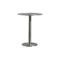 Modern Silver Metal Counter Table with Round Table Top Silver Pedestal Table Clearhalo 'Bar Furniture' 'Bar Tables' 'bar_tables' 'furn' 'furn_bar_tables' 'Furniture' 'furniture_bar_tables' 'Kitchen & Dining Furniture' 1200x1200_626ff769-0d4e-4750-810a-bf51ce82b056