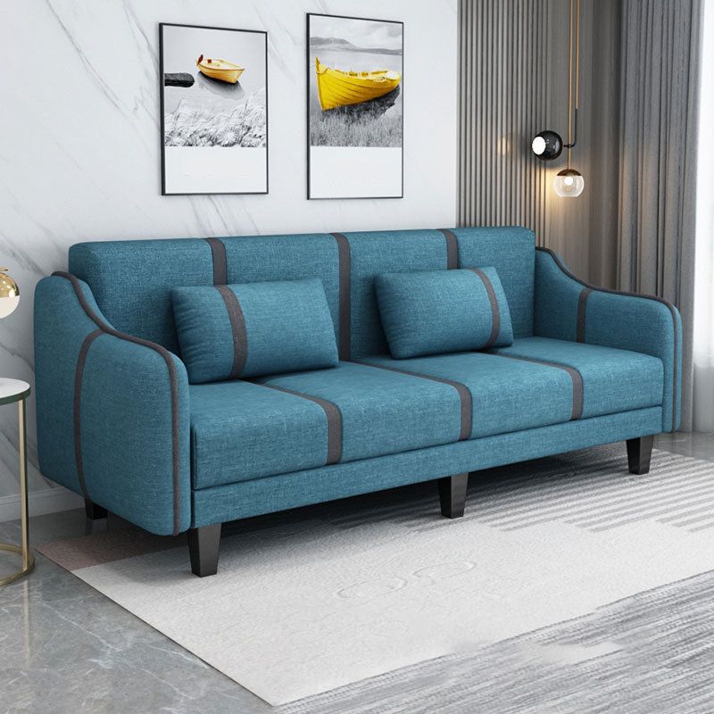 Split-Back Sleeper Sofa Extra Long 29.53" High Faux Leather/Linen/Velvet Sofa Clearhalo 'furn' 'furn_sofas' 'Furniture' 'furniture_sofas' 'Living Room Furniture' 'Sofa' 'sofas' 1200x1200_62721a5c-0ac6-4879-95b8-4f2dfe18c7e5