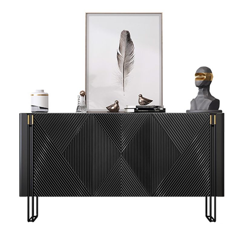 Panneau latéral en bois d'ingénierie en pierre moderne pour le salon