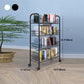 Steel Industrial Etagere Bookshelf Open Vertical Bookshelf with Caster Wheels Clearhalo 'Bookcases' 'furn' 'furn_bookcases' 'Furniture' 'furniture_bookcases' 'kitchen' 'kitchen_bookcases' 'Living Room Furniture' 'Office Furniture' 1200x1200_6272ff7e-8552-42b4-babc-3b88b826038a