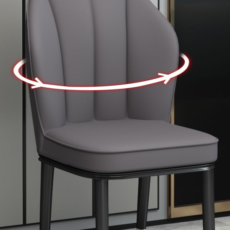 European Glam Style Metal Chairs Kitchen Dining Room Wingback Side Chair Set Clearhalo ' kitchen&dining_furn' 'Dining Chairs' 'Dining Tables & Seating' 'dining_chair' 'furn' 'furn_dining_chair' 'Furniture' 'furniture_dining_chair' 'Kitchen & Dining Furniture' 'kitchen' 1200x1200_62777dc0-9d66-4365-8a9c-5a8a2d8a90fa