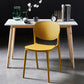 Modern Plastic Open Back Side Chair 32"H Acrylic Dining Chair for Restaurant Bedroom Clearhalo ' kitchen&dining_furn' 'Dining Chairs' 'Dining Tables & Seating' 'dining_chair' 'furn' 'furn_dining_chair' 'Furniture' 'furniture_dining_chair' 'Kitchen & Dining Furniture' 'kitchen' 1200x1200_627a3ec4-ef47-4e48-8d1f-6bc30d57ef84
