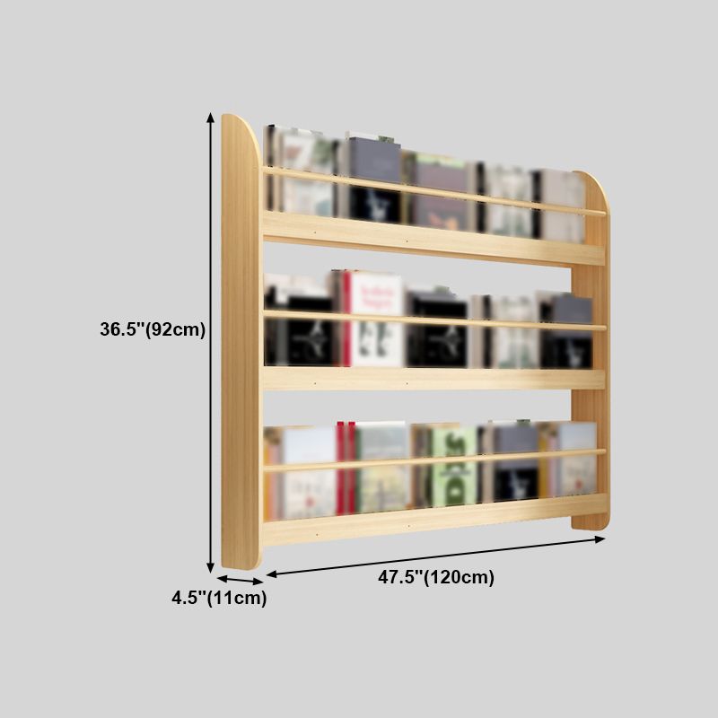 3-Shelf Wooden Floating Bookcase Contemporary Wall Mounted Bookshelf Clearhalo 'Bookcases' 'furn' 'furn_bookcases' 'Furniture' 'furniture_bookcases' 'kitchen' 'kitchen_bookcases' 'Living Room Furniture' 'Office Furniture' 1200x1200_627b0676-1c63-4565-9474-b8d9f970644b