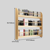 3-Shelf Wooden Floating Bookcase Contemporary Wall Mounted Bookshelf Clearhalo 'Bookcases' 'furn' 'furn_bookcases' 'Furniture' 'furniture_bookcases' 'kitchen' 'kitchen_bookcases' 'Living Room Furniture' 'Office Furniture' 1200x1200_627b0676-1c63-4565-9474-b8d9f970644b