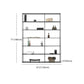 70.87"H Bookshelf Open Back Modern Style Bookcase for Home and Office Clearhalo 'Bookcases' 'furn' 'furn_bookcases' 'Furniture' 'furniture_bookcases' 'Office Furniture' 1200x1200_627ef327-26b8-47fd-bc9f-fb00a1fefca9