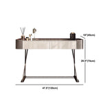 Makeup Vanity Table With Drawer and White Stool Set for Bedroom Clearhalo 'Bedroom Furniture' 'furn' 'furn_makeup_vanities' 'Furniture' 'Makeup Vanities' 'makeup_vanities' 1200x1200_62800d26-8a78-4d72-a3c6-1d2b93fa136b