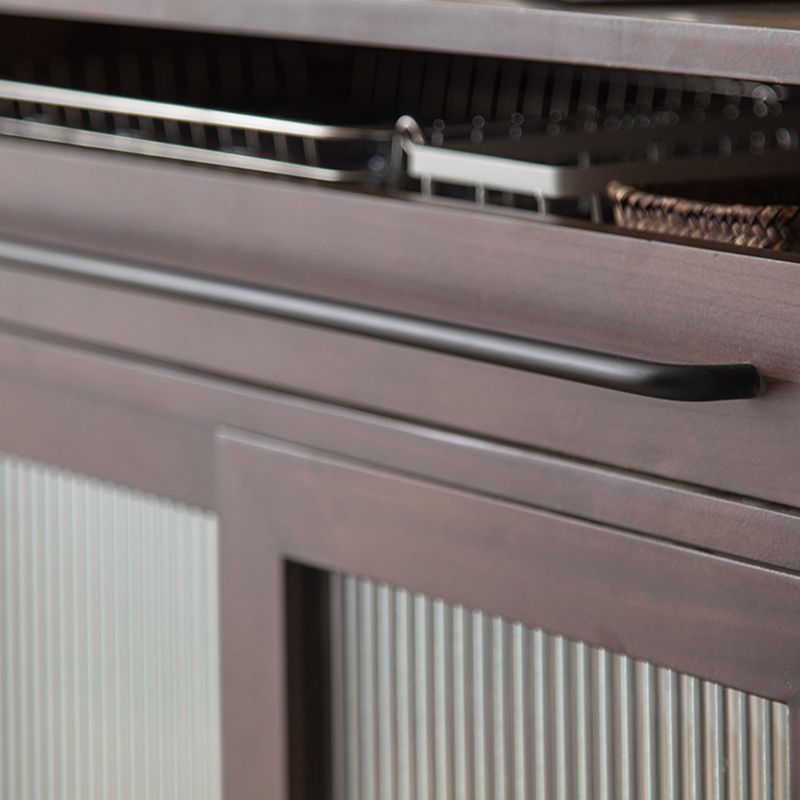 Serveur à manger en bois massif moderne buffet à 1 porte pour salle à manger