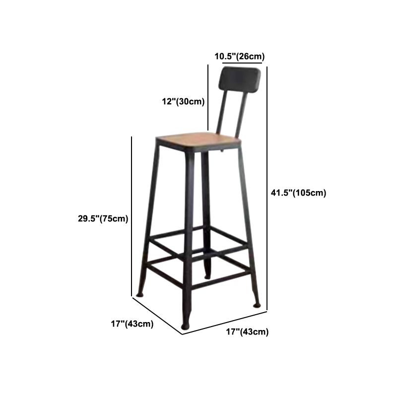 Industriel 1/3 pièces Table de barre de barre Rectangle Table de comptoir en bois de pin avec tabourets hauts